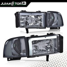 Fit For 1994-2002 Dodge Ram 1500 2500 3500 Pickup Led Drl Headlight Clear Lamps Fit For 1994-2002 Dodge Ram 1500 2500 3500 Pickup Led Drl Headlight Clear Lamps