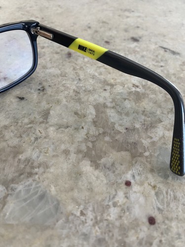 NIKE 5536 010 BLACK GREEN AUTHENTIC FRAMES EYEGLASSES 46-16 - Picture 5 of 6