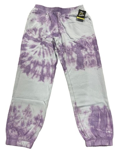 FFI) Kids' Sweatpants Art Class Purple Tie-Dye Swirl With Pockets M 7/8 - Picture 2 of 2
