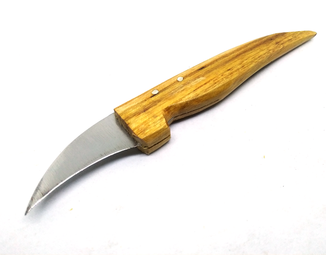 6 inches Thai Handmade Fruit knife Carving tools stainless steel wood