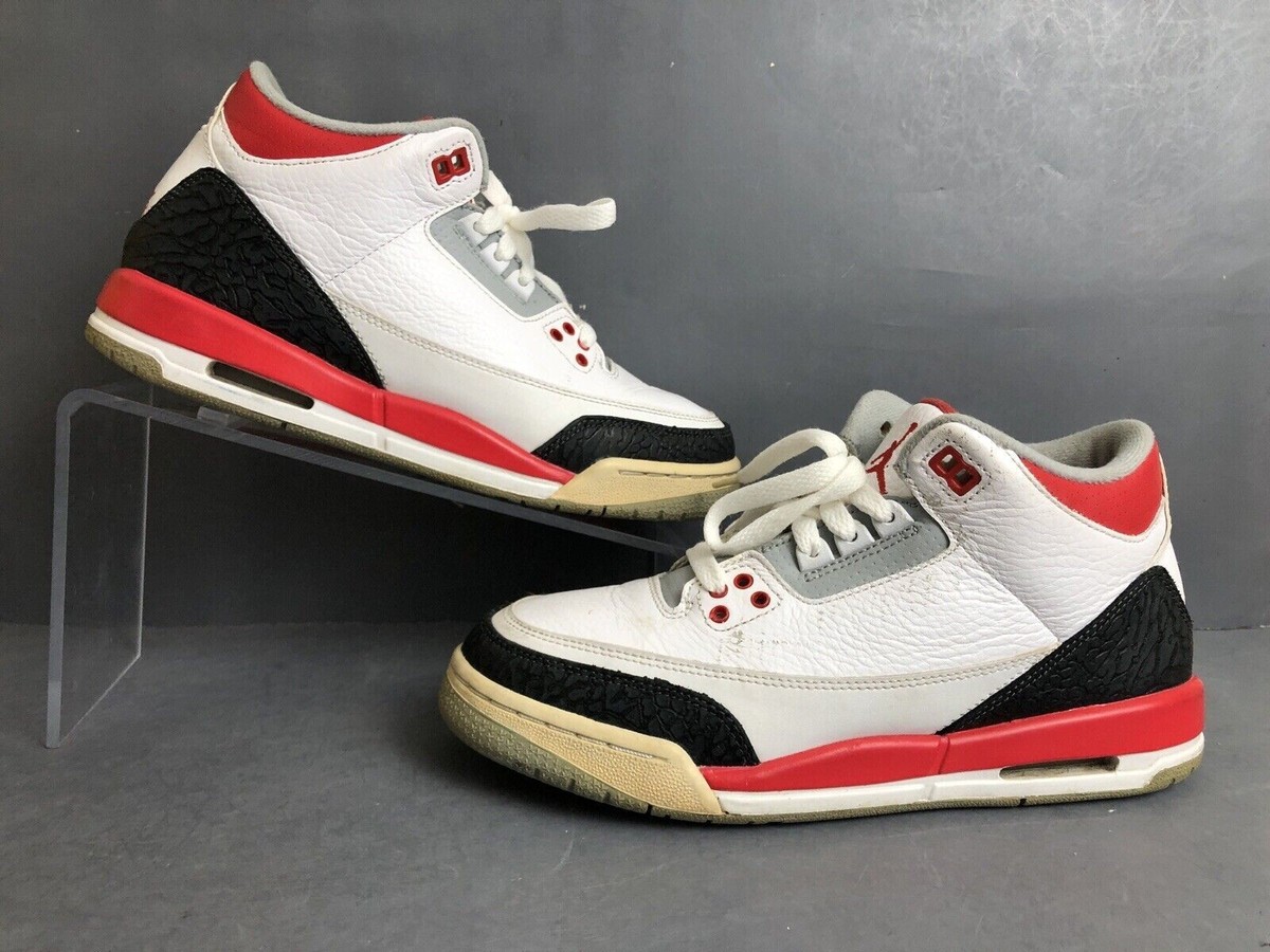 Nike Air Jordan 3 III Retro GS Fire Red 398614-120 Youth