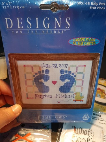 Six Small Assorted Cross Stitch Craft Kits New Sewing lot - Picture 4 of 12