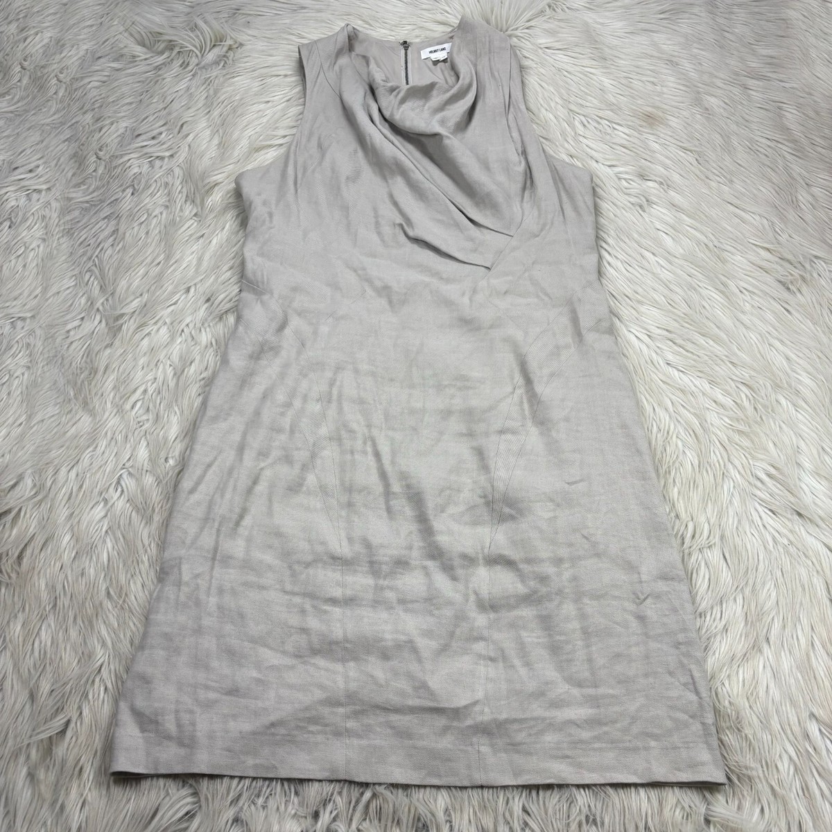 helmut lang grey dress Maxi dress