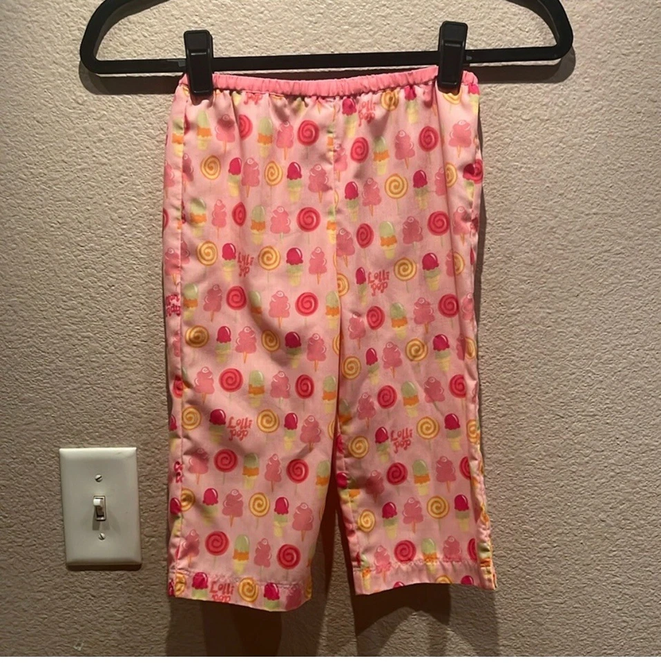 Pantalones de pijama Gymboree Lollipop Candy Algodón Caramelo Talla 4 Foto 2 de 4