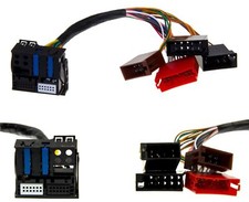 ISO Fakra Quadlock Plug&Play Kabel Adapter f&uuml;r Audi RNS-E Navigation #1000