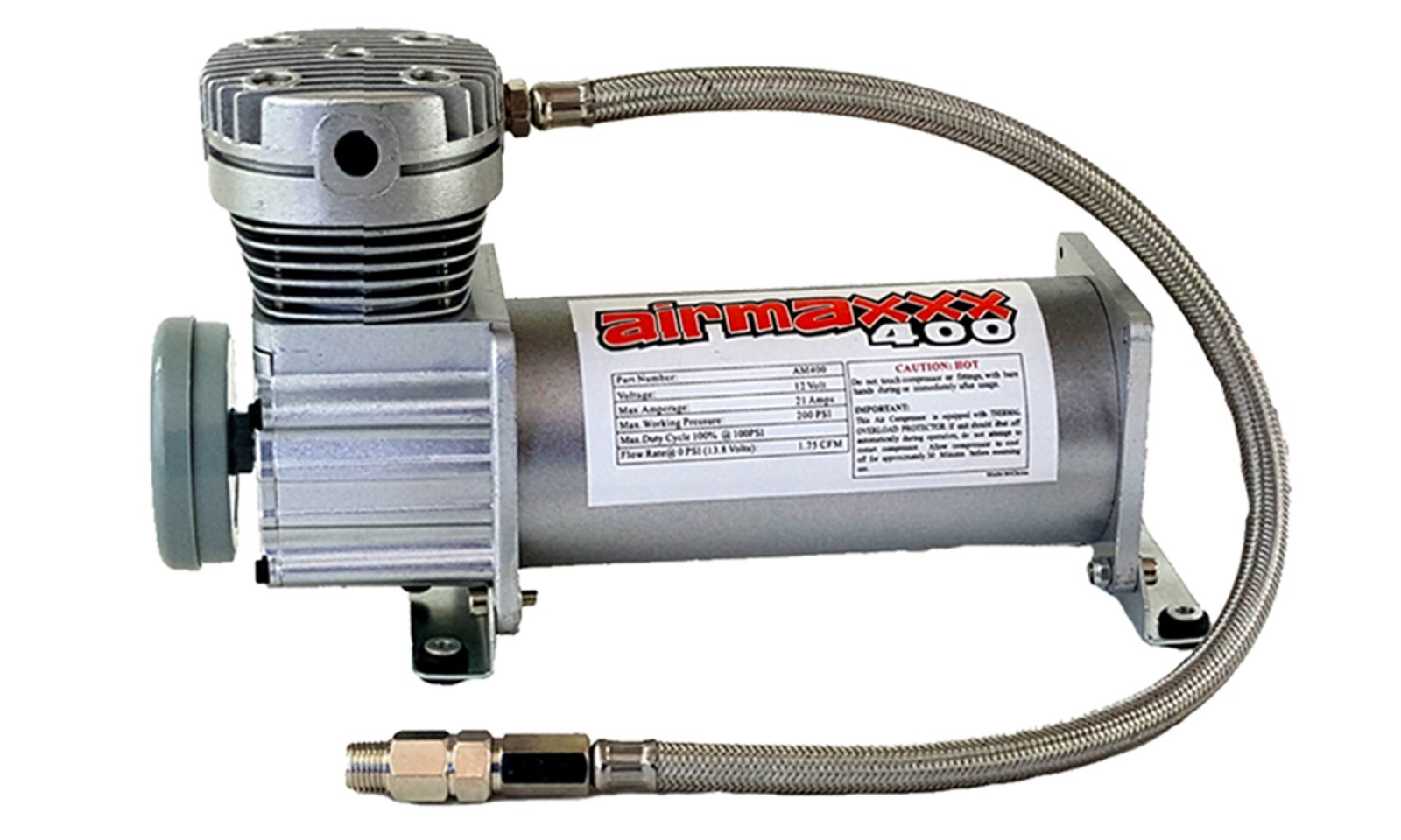 Pewter 400 Air Compressor 120 On 150 Off & Relay For Air Ride Suspension System