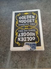 Vintage Golden Nugget Gambling Hall Playing Cards Black Deck Type 2