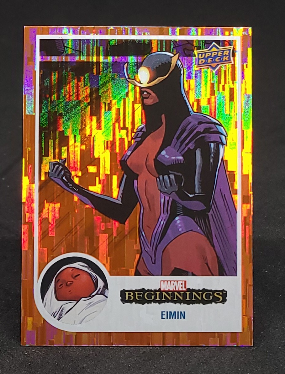 EIMIN 2022 UD Marvel Beginnings Vol 2 Orange Bridge Foil #168 19/199