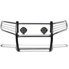 Black Horse 17A110200MSS-PLB SS Grille Guard for Frontier/Pathfinder