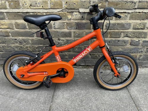 Pinnacle Koa 14 inch Kids Bike RRP £270 Age 3-5 Years Orange Great Condition