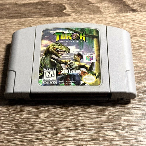 Turok Dinosaur Hunter (Nintendo 64) 1997; Cartridge Only