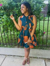 Ankara African Dress For Women . Cute mini gown stylishly designed for all 