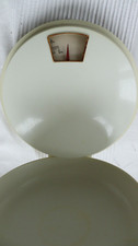 Retro Danish Gepo 5000 Wall Mounted Scales White Cream