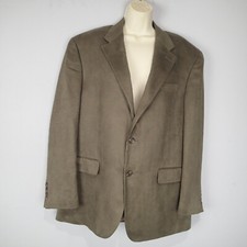 ralph Lauren Mens Faux Suede Sports Coat Blazer Jacket 42R