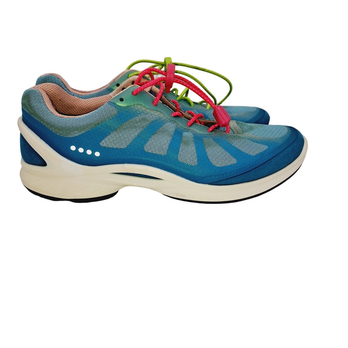 ECCO Biom Blue Mesh Lace Up Athletic Sneaker Golf Shoes Euro 41 Womens US 