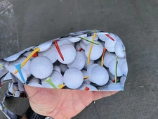 Golf Balls Tees Men’s Surgical Scrub Cap Tie-Back Chef Hat