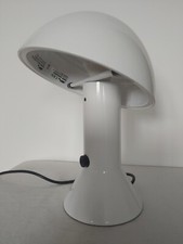 Martinelli Luce Elmetto table Lamp White Space Age Italian Lamp 685 