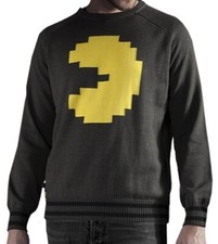 Musterbrand MULTICOLORED Pac Man Knit Pullover Pac-Man, US Large
