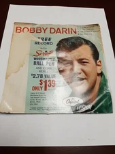 45 Record Bobby Darin Scripto Ball Point Pen Free record VG