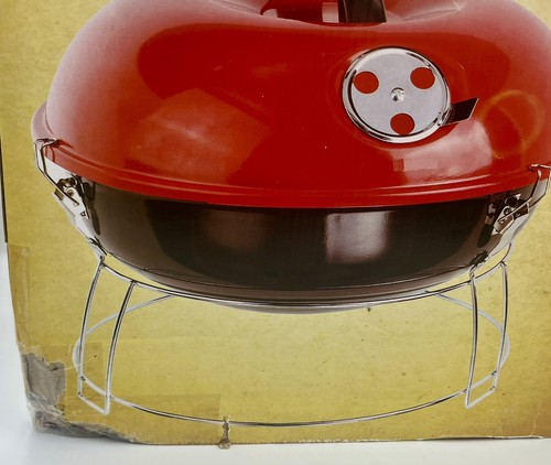 Brentwood Appliances 14 Inch Portable Charcoal Grill Red BB-1400R Torn Box New - Bild 9 von 11