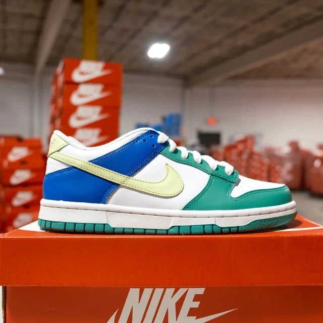 Nike Dunk Low Stadium Green Game Royal (GS) FN6973-100 Youth|Women's