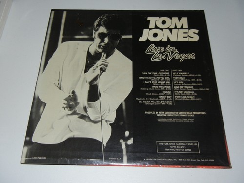 TOM JONES LIVE IN LAS VEGAS AT THE FLAMINGO 1969 PARROT 71031 - Picture 6 of 6