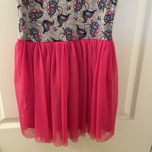 Jenna & Jessie Mermaid Pink Tulle Dress Girls Size 4 - Picture 12 of 13