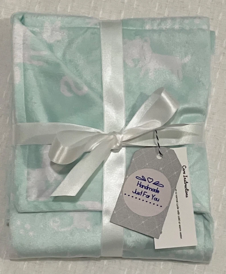 Manta Regalo Bebé Animales de la Selva Minky Safari Zoo Baby Shower Regalo Niño Niña Foto 3 de 4