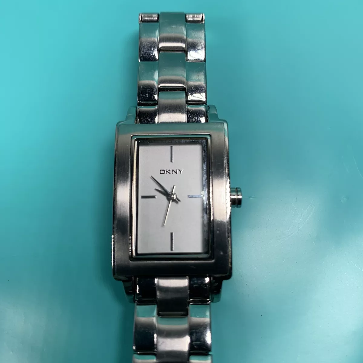 Dkny rectangle ladies best sale watch