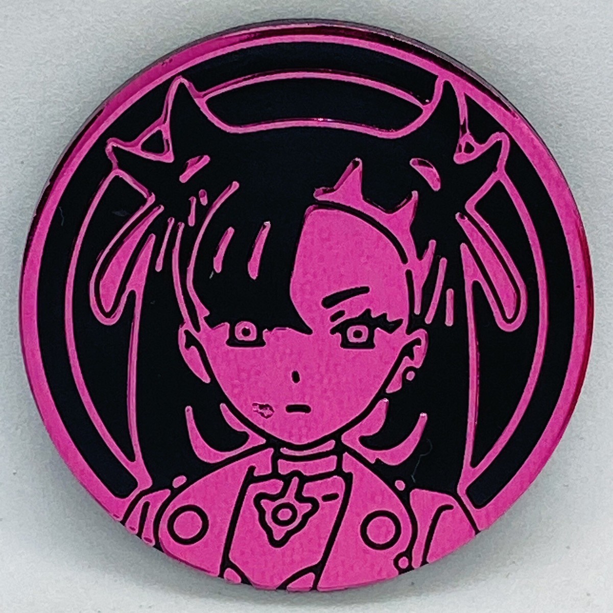 Pokemon Trading Card Games Marnie Purple Plastic Medal Japanese | eBay