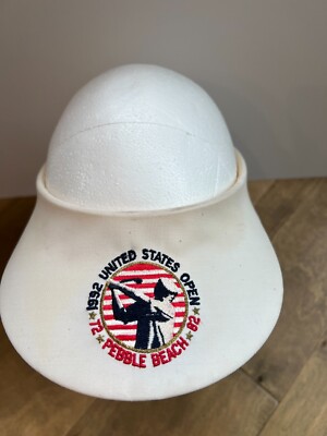 Vintage 1992 US Open Golf Pebble Beach Sun Visor Hat Made In 