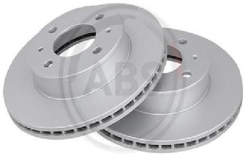 2x Original A.B.S. Brake Disc 17578 for Hyundai