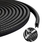 131FT Car Parts Door Window Push-On Pinch Weld Trim Decoration Rubber Seal Strip