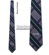 Skinny Seahawks Tie Licensed Neck Ties Seattle Seahawks Neckties NWT FREE SHIPPI
