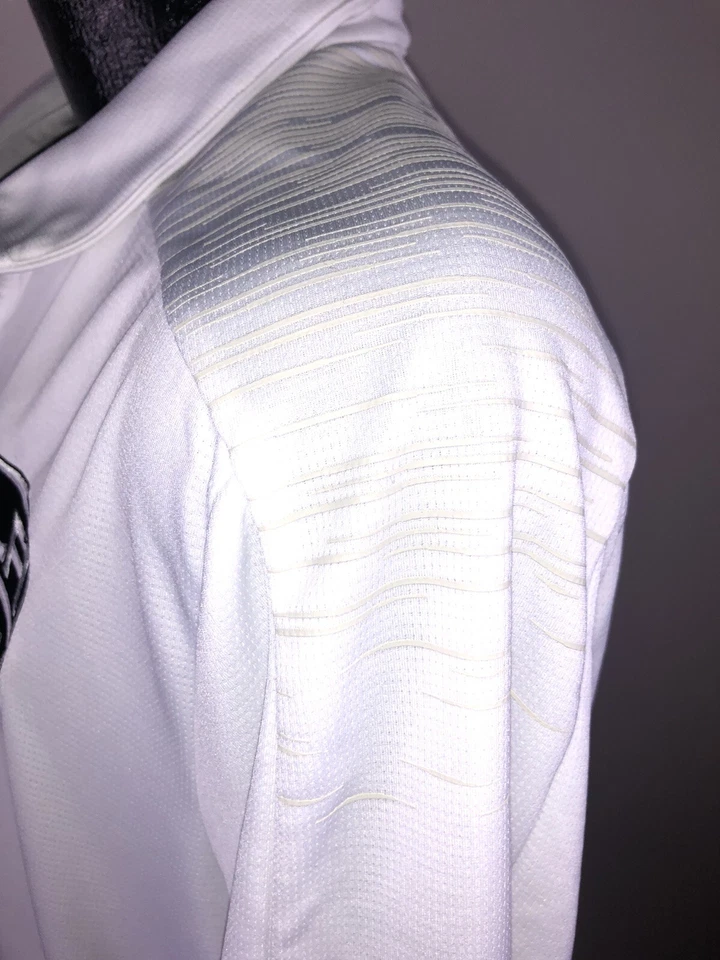 Polo grande de manga corta blanco Adidas Climalite NHL Los Angeles Kings para hombre Foto 4 de 4