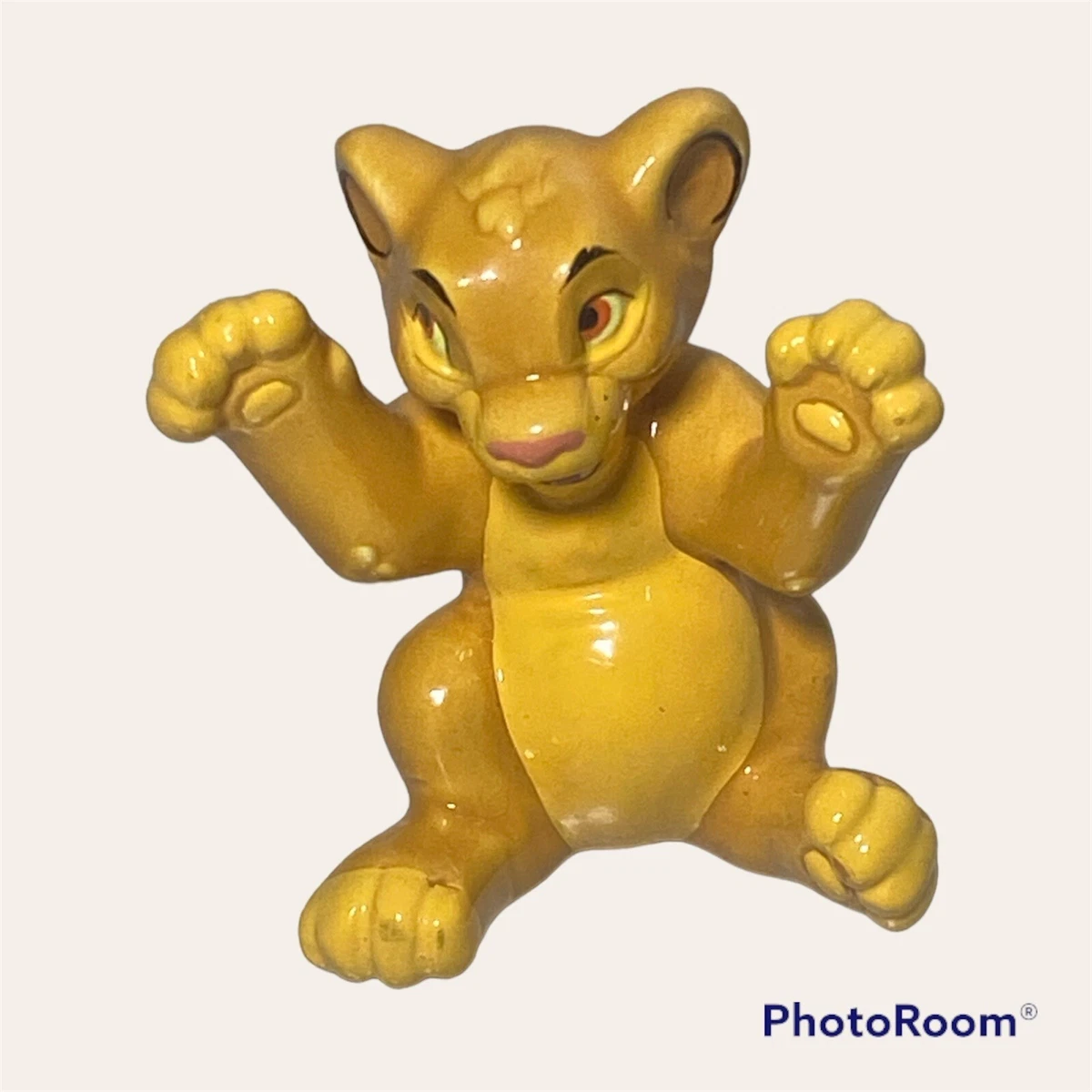 Baby Simba Disney China Ceramic Lion King Figurine 2.5
