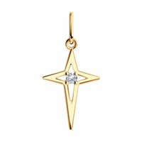 KettenanhäNger 925 Silber Vergoldet Rosegoldoptik Zirkon Markenschmuck