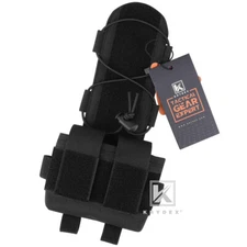 KRYDEX  Helmet Counterweight Battery Pouch Retention Balance Control Black