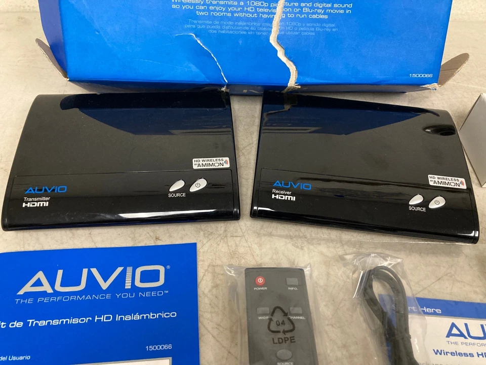Transmisor y receptor de video HD inalámbrico Auvio con adaptador de corriente Foto 3 de 4
