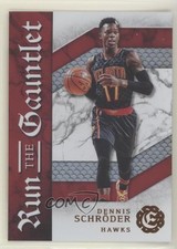 2016-17 Panini Excalibur Run the Gauntlet Dennis Schroder #15 r7o