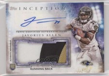 2015 Topps Inception Javorius Allen #AJP-JAL Jumbo Patch Auto w3h