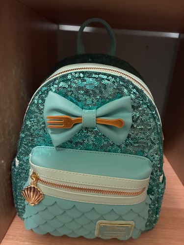 NWT little mermaid sequin loungefly