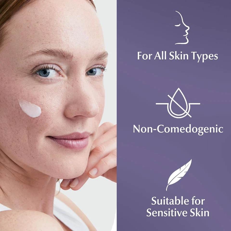 Eucerin Skin Balance Night Cream, Sensitive Skin Face Moisturizer Enriched with - Image 4 of 4