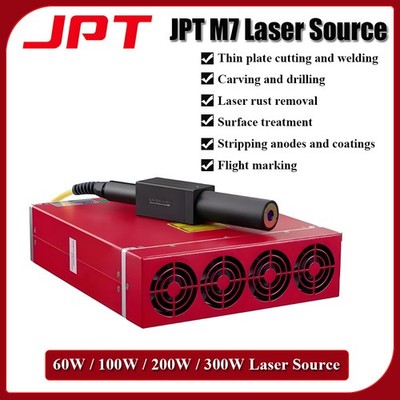 JPT M7 MOPA 60W 100W 200W 300W Laser Source for Fiber Engraver Marking Machine 