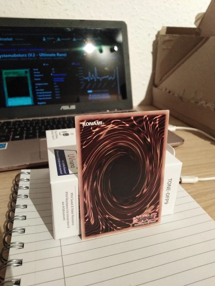 Yu-Gi-Oh! Karte Systemabsturz (CRV-DE041 / 1st Edition / Good+) - Bild 2 von 2