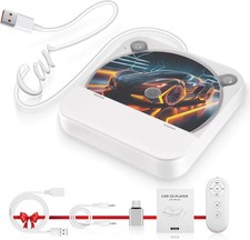 External Portable CD Player for Car - Car CD Player with USB Port AUX Port, E...