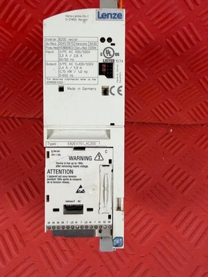 Lenze E82EV751_4C200 Vector 8200 Version: 3A30 0.75kW / 1.0 HP Available Now