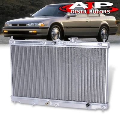 Dual Core Engine Full Aluminum Cooling Radiator For 1990-1993 Honda Accord CB