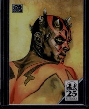 2024 Topps Star Wars Chrome Galaxy Darth Maul #AM-5 Art of Darth Maul Insert