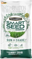 Smart Seed Southern Sun and Shade Grass Seed and Fertilizer Mix, 20